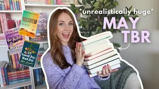 Thumbnail: May TBR! 💐📖 new releases, 5-star predictions, + more!