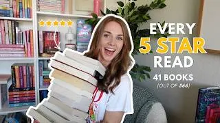 Thumbnail: My ONLY 5 Star Books After 4 Years of Reading ⭐️📖 (41 books out of 566)
