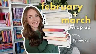 Thumbnail: The 18 books I Read in February & March! 🌟 DNF, 5 stars, & everything in between!