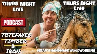 Thumbnail: Welding vs Woodworking: Expert Tips with Totefayes Timber & Iron #chainsaw #carving