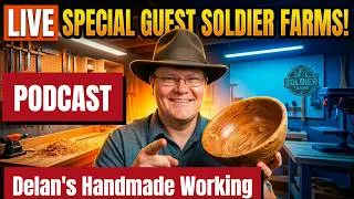 Thumbnail: James from Solider Farms Woodworking was our Thursday Night Live Guest