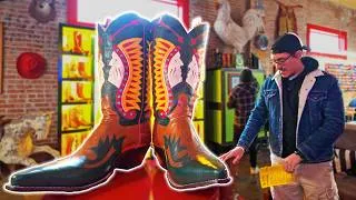 Thumbnail: World's Largest Pair of Boots  🤠👢👢 🌎