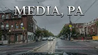 Thumbnail: Media, PA — Everybody's Hometown in the Rain | Delco Dilly Dally | Ambient Drive