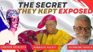 Thumbnail: THE SACRED BOND ADEBAYO FALETI, AKINWUMI ISHOLA & LARINDE AKINLEYE SHARED — BIODUN ADEKANMBI 