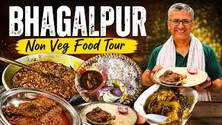 Thumbnail: Best Bhagalpur लटपट Non Veg Food Tour | मुर्गा-भात, मीट-भात, लिट्टी-चना, अंडा रोल और डब्बू पोच