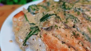 Thumbnail: Creamy mushroom chicken❗️Quick, juicy and so delicious!
