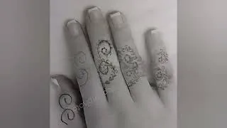 Thumbnail: Beautiful Mehndi Design mde byme #beautiful #mehndi #desing #fingersmehndi #trending #viraltredvideo