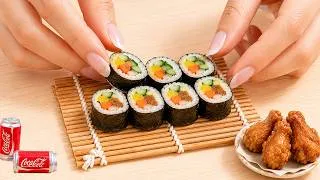 Thumbnail: How to Make Miniature Korean Kimbap | Best Korean Food Recipe