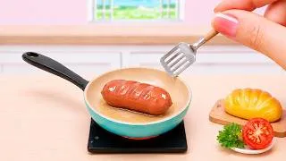Thumbnail: Best Breakfast Recipe 🥖 How to Make Quick & Easy Miniature French Baguettes with Sausage