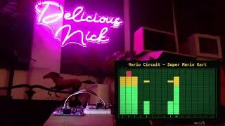 Thumbnail: Mario Circuit — Super Mario Kart (1992) | OPL3 FM Synth (AdLib)