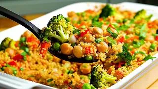 Thumbnail: No Time to Cook? Just Dump Everything Into One Pan and Let It Bake. Easy Chickpea Dinner!