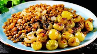Thumbnail: Too Tired to Cook? One Pan Lentils & Bulgur So Delicious You'll Make It Every Week!