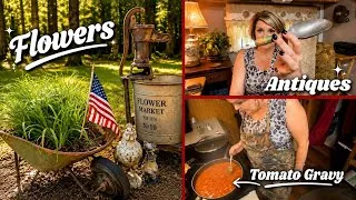Thumbnail: A Little Bit of Everything | Antique Hauls, Tomato Gravy & Remembering Daddy  ❤️ #dayinthelifevlog 