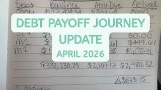 Thumbnail: April 2026 Debt Payoff Update! | Consumer Loans, Student Loans & Mortgage