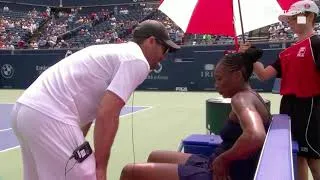 Thumbnail: Rare on-court coaching for Venus in Toronto