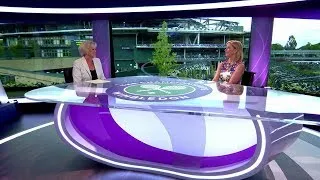 Thumbnail: Chris Evert & Sue Barker studio chat - Wimbledon 2017