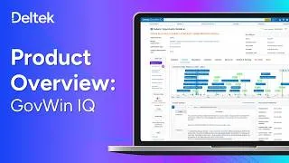 Thumbnail: Deltek GovWin IQ: GovCon Opportunity Intelligence Sourced by Analysts, Not Algorithms