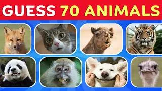 Thumbnail: Guess 70 Animals in 5 Seconds | Easy to Hard