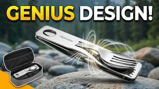 Thumbnail: Compact Camping Utensils That Actually Works | Magnetic Design Genius