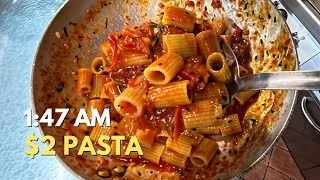 Thumbnail: The $2 Spicy Pasta I Made After Everyone Left