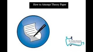 Thumbnail: HOW TO ATTEMPT THEORY PAPER| MDS| PERIODONTICS| DR. ANKITA KOTECHA| DENTAL STUDIES SIMPLIFIED