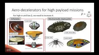 Thumbnail: Aerodynamics and Control Seminar: Heat shield architecture for 21st century space missions