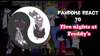 Thumbnail: [0.5x speed] Fandoms react to each other | Five nights at Freddy's | Part 2/9