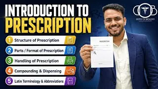 Thumbnail: Introduction to prescription | Parts of prescription | Handling of prescription | Latin terminology