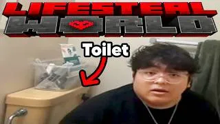 Thumbnail: Playing Lifesteal SMP On A Toilet...