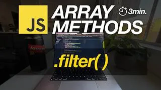 Thumbnail: JavaScript Array Methods in Minutes: FILTER() — 3 EXAMPLES!