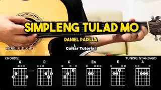 Thumbnail: Simpleng Tulad Mo - Daniel Padilla | Easy Guitar Tutorial For Beginners (CHORDS & LYRICS)