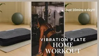 Thumbnail: 10 minute vibration plate workout | Caribbean music & vibe | Summer body ready | Desdagoddess 