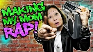Thumbnail: Making my Mom Rap like Eminem! Amazing Mom
