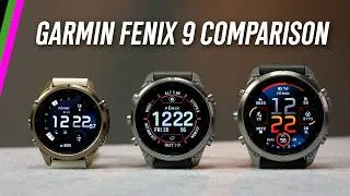Thumbnail: Garmin Fenix 9 Ultimate Comparison // Every Difference Explained!