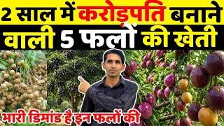 Thumbnail: किसान को करोड़पति बना देंगे ये 5 फलदार पौधे | Farming Business Ideas | Profitable Farming | Farming