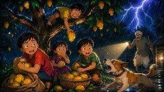 Thumbnail: 🥭 नानी ने मना किया था... लेकिन आधी रात जो हुआ, उसने पूरे गाँव को हिला दिया! | 90s Village Story