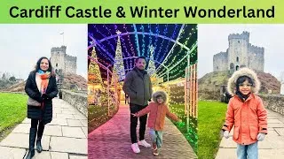 Thumbnail: Weekend trip to Cardiff Castle & Winter Wonderland | London to Cardiff | Desi Couple in London