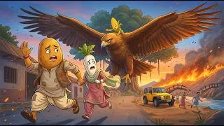 Thumbnail: Giant Eagle Took Away Our Little Sister! 😱 Then It Saved the Burning Village!