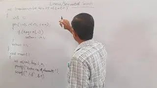 Thumbnail: 1.3.4 Linear Search / Sequential Search - Operations on Arrays Data Structure