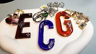 Thumbnail: Trending DIY Resin Keychain Tutorial | How to Make Stunning  Letter Keychains | Easy Epoxy Crafts