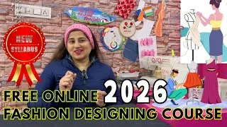Thumbnail: Free Fashion Designing Course 2026 Online | New Syllabus | Learn from Scratch