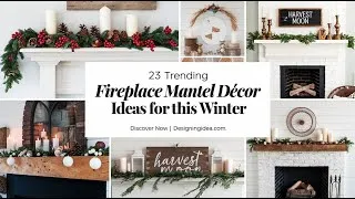 Thumbnail: Fireplace Mantel Decor Ideas For Winter