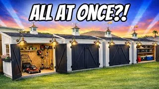 Thumbnail: Most People Build One Shed… I Built 5 at the Same Time! 
