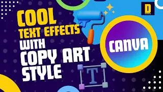 Thumbnail: Canva's Hidden Feature for Stunning Text Effects - Copy Art Style