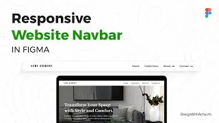 Thumbnail: Responsive Website Navbar in Figma | Navigation bar | Responsive Design