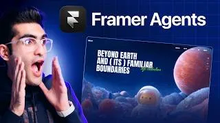 Thumbnail: Framer Agents make designers 10x faster, here's why...