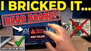 Thumbnail: How to Unbrick & Flash Google Coral Board Firmware (U-Boot USB Method)
