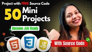 Thumbnail: HTML CSS Mini Projects List Ideas