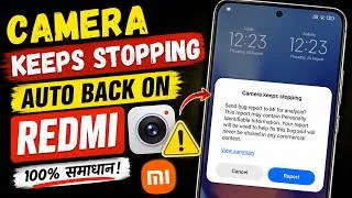 Thumbnail: How to Fix Camera Keeps Stopping Problem Solution in Redmi/Poco Mobile 2026 new method