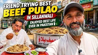 Thumbnail: My Friend Tried the BEST Beef Pulao in Sillanwali! 🇵🇰 | Enjoying the Best Life Ever in Pakistan